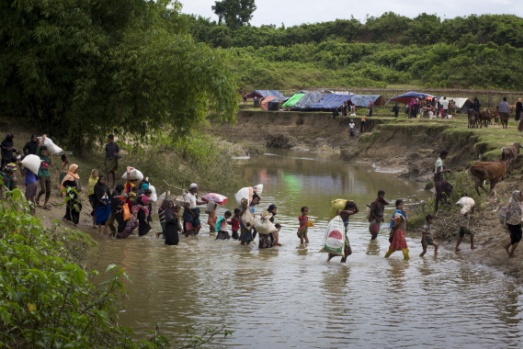 Myanmar'dan kaçan Müslümanlar