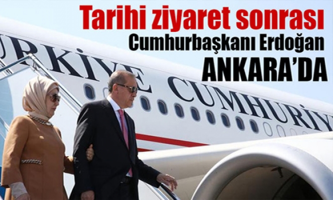 Cumhurbaşkanı Erdoğan yurda döndü...