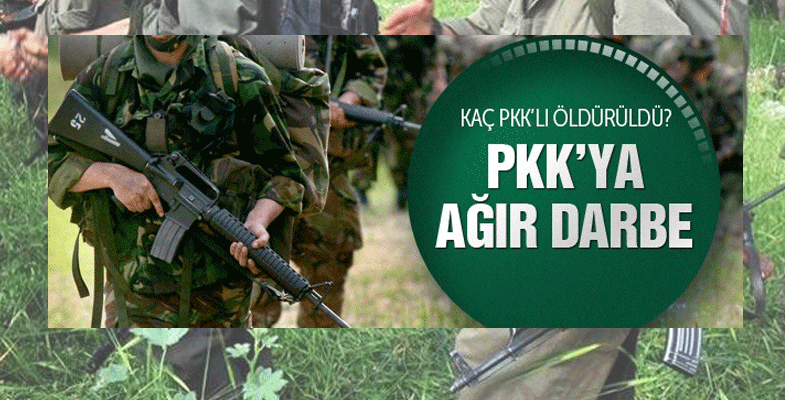 KATO Dağı'nda çok sayıda PKK'lı öldürüldü...