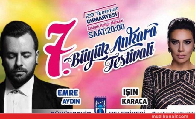 Büyük Ankara Festivali ilk gün etkinlik ve konser bilgileri...
