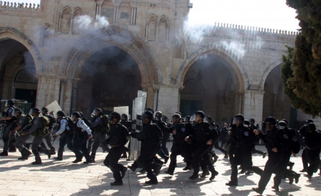 İsrail'in Mescid-İ Aksa Kararı Başkent'te Protesto Edildi