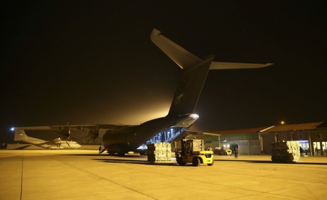 Irak'taki depremin ardından TSK'dan yardım uçağı
