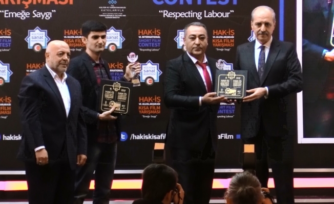 Hak-İş'in düzenlediği 6. Uluslararası Kısa Film Yarışması'nın Ödül Töreni Ankara’da Gerçekleşti.