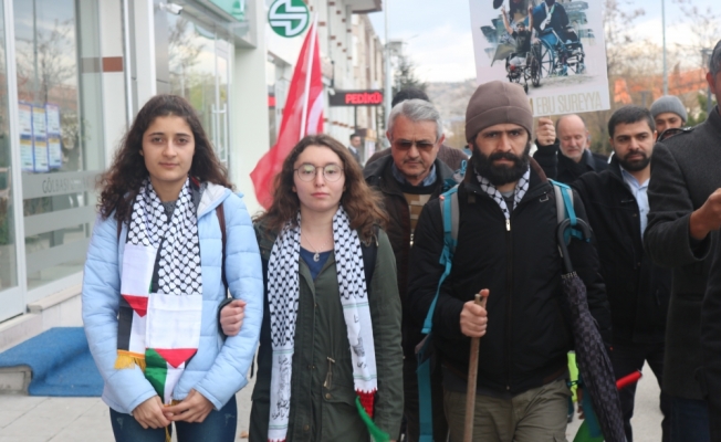 ABD'nin Kudüs kararına tepki için yürüyor