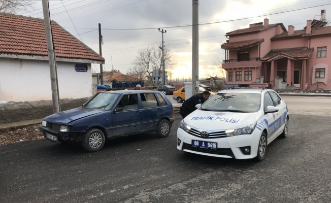 Aksaray'da polis şüpheli kovalamacası