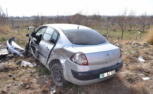 Aksaray'da otomobille cip çarpıştı: 7 yaralı