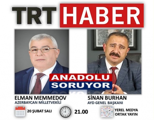 Anadolu Soruyor programı Azerbaycan’da da canlı yayınlanacak….