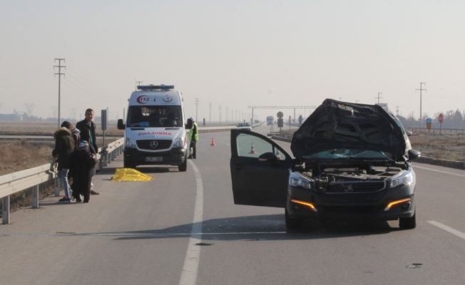 Konya'da otomobilin çarptığı yaya öldü