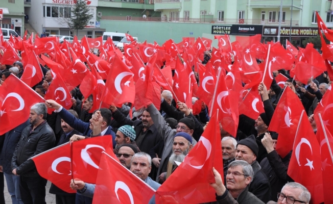 Yozgat'ta Zeytin Dalı Harekatı'na destek mitingi