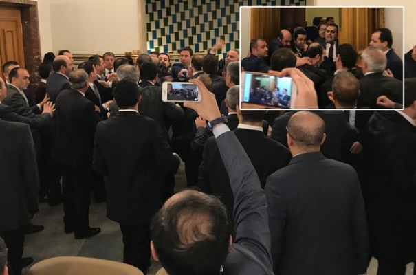 Meclis kulisi karıştı! CHP ve MHP'li vekiller arasında kavga
