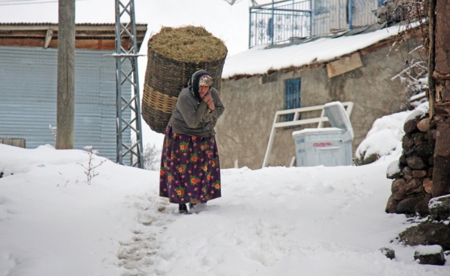 Sivas'ta kar yağışı