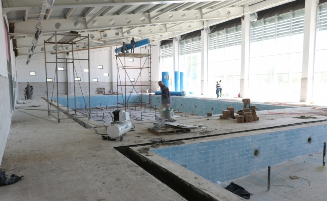 Beyşehir Yarı Olimpik Yüzme Havuzunda sona gelindi