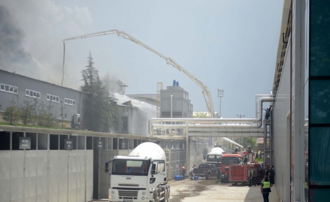 Eskişehir'de fabrika yangını