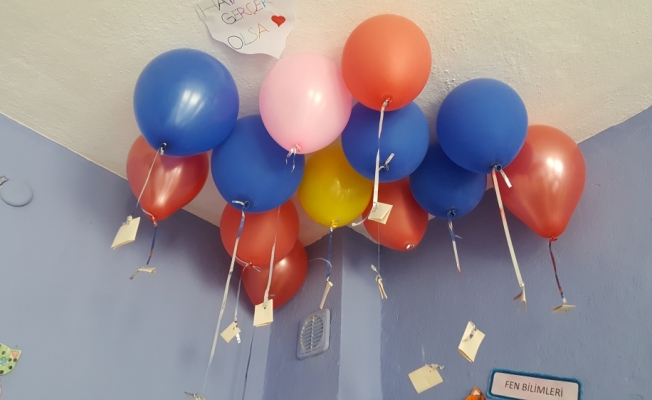Her öğrencinin bir hayal balonu var