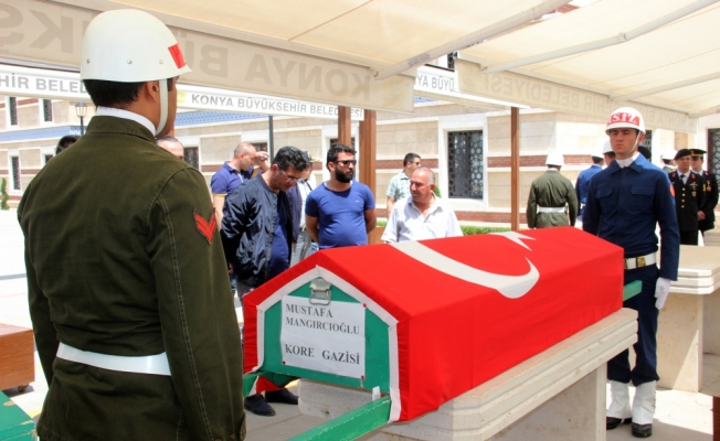 Kore Gazisi Mangırcıoğlu son yolculuğuna uğurlandı