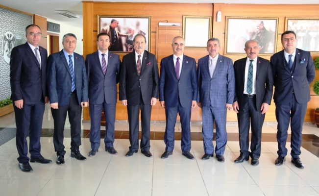 SESOB Başkanı Köksal'dan Başkan Aydın'a ziyaret