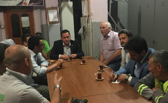 AK Parti Karaman milletvekili adayı Eser'in seçim çalışması