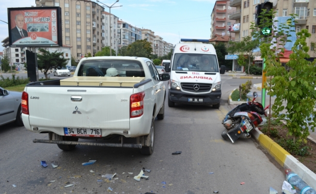 Aksaray'da trafik kazası: 1 yaralı