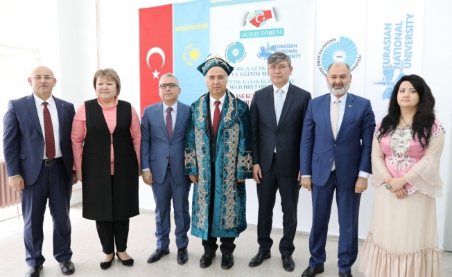 ÖHÜ'de Türk-Kazak Kültür ve Eğitim Merkezi açıldı