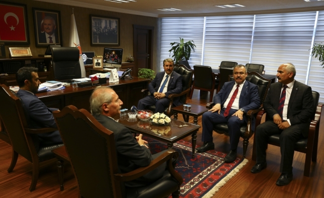 Destici'den AK Parti Ankara İl Başkanlığını ziyaret