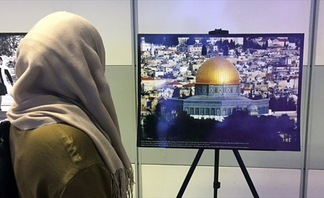 'Filistin'den Kareler' fotoğraf sergisi açıldı