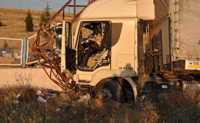 Keskin'de trafik kazası: 1 yaralı
