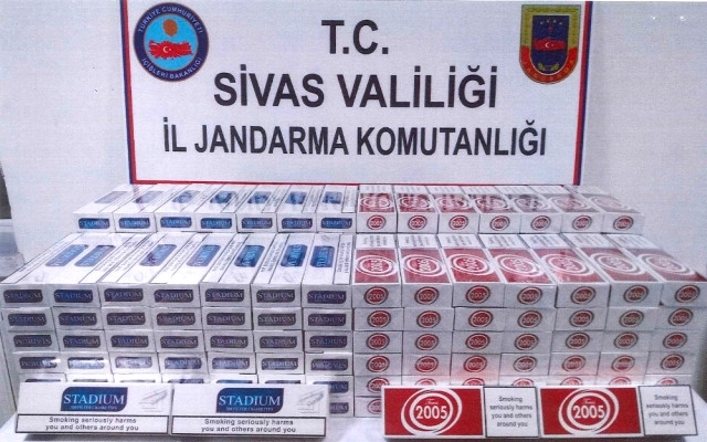 Sivas'ta kaçakçılık operasyonları
