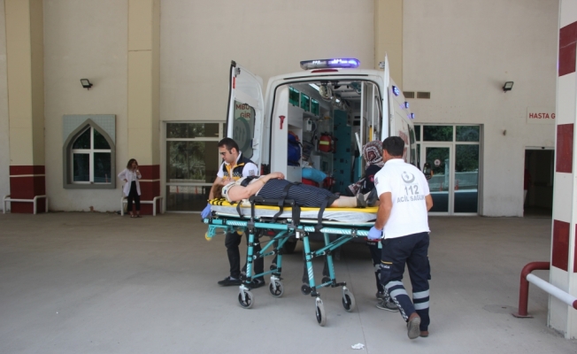 Sivas'ta trafik kazası: 2 yaralı