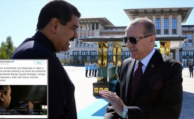 Venezuela Devlet Başkanı Maduro'dan Erdoğan paylaşımı: Çok kutuplu yeni dünyanın lideri Erdoğan