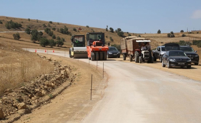 Yozgat'ta köy yolu çalışmaları