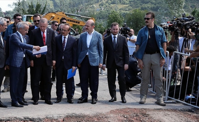 Cumhurbaşkanı Erdoğan: Cevizdere Köprüsü 3-4 ay içinde yeniden yapılacak