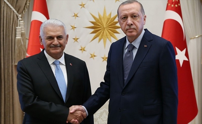 Cumhurbaşkanı Erdoğan, TBMM Başkanı Yıldırım'ı kabul etti