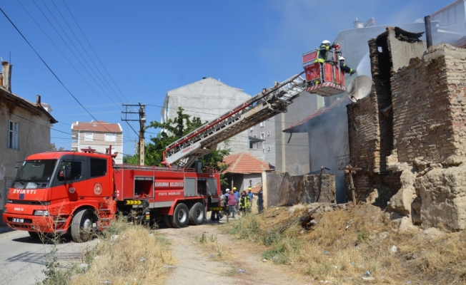 Karaman'da ev yangını: 5 yaralı