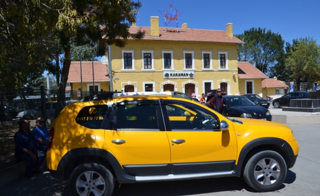 Karaman'da taksicilerden dolar kampanyası