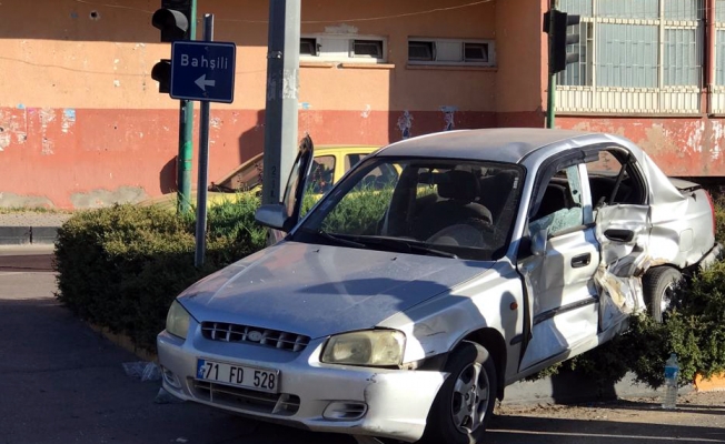 Kırıkkale'de trafik kazası: 2 yaralı