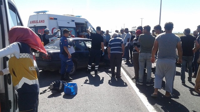 Seydişehir'de trafik kazası:  2 yaralı