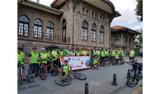 Ankara'da Sepsis İçin Pedal Çevirdiler