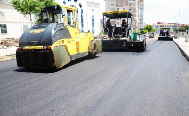 Pursaklar Belediyesinden 8 bin ton asfalt çalışması