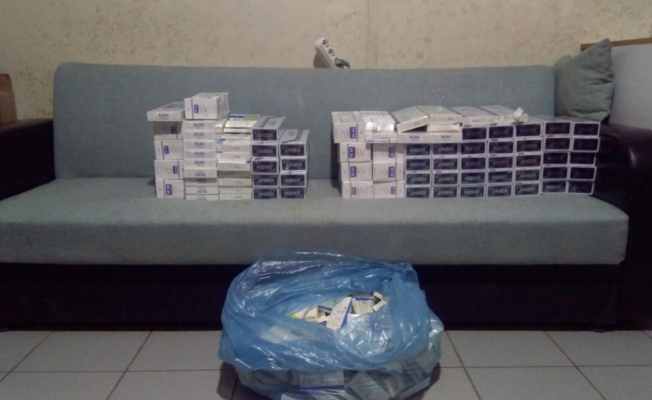 Suşehri'nde bin 100 paket kaçak sigara ele geçirildi