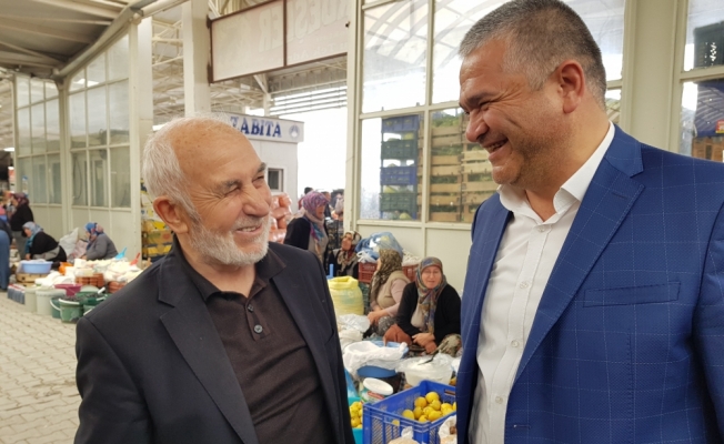 Ilgın Belediye Başkanı Karahan'dan pazarcılara ziyaret