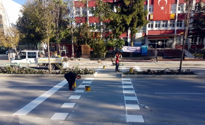 Kırşehir Belediyesinin trafikte güvenlik çalışmaları