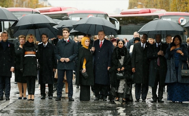 Cumhurbaşkanı Erdoğan, Birinci Dünya Savaşı anma törenine katıldı
