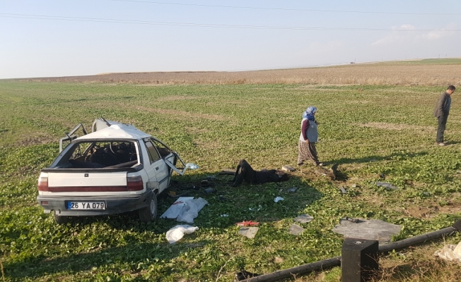 Konya'da iki otomobil çarpıştı: 1 ölü, 4 yaralı