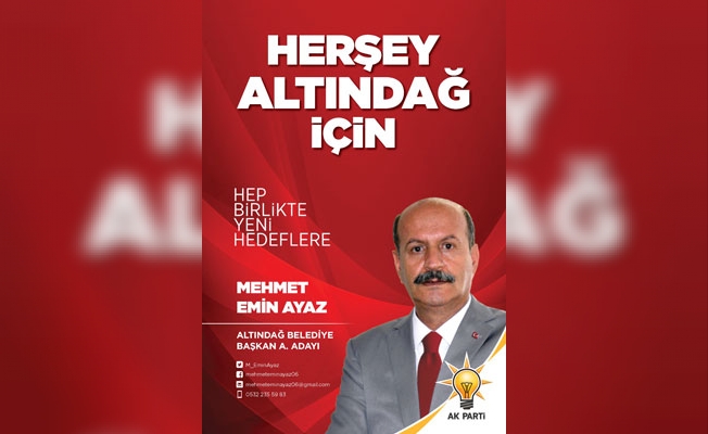 Mehmet Emin Ayaz Altındağ Belediyesi İçin Aday Adayı Oldu!