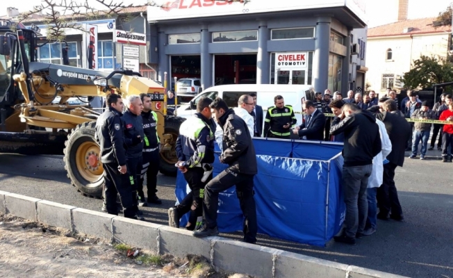 Nevşehir'de iş makinesinin çarptığı kişi yaşamını yitirdi