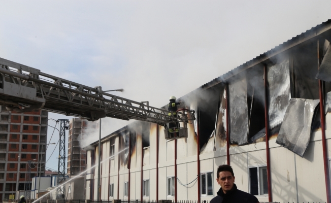 Sivas'ta yangın