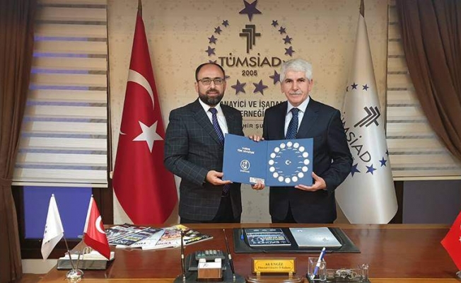 AK Parti Büyükşehir Belediye Başkan adayı Sakallı'dan TÜMSİAD'a ziyaret