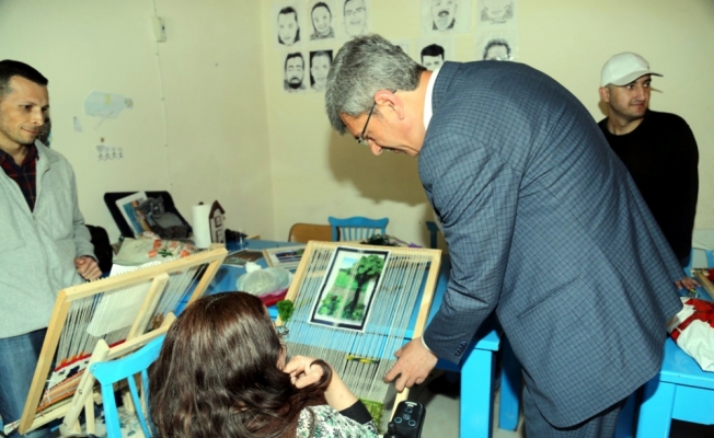 Beypazarı'nda engelliler için gelişim kursları devam ediyor