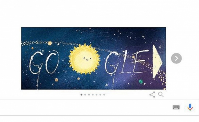 Google meteor yağmurunu doodle ekranına taşıdı