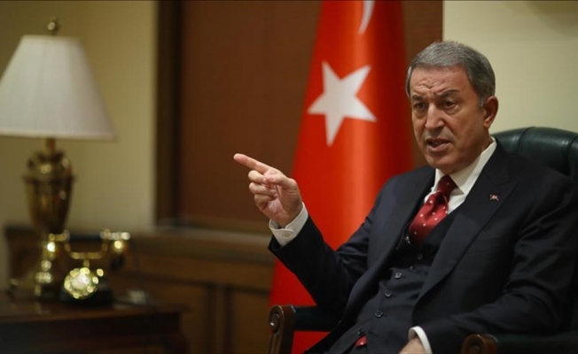 Milli Savunma Bakanı Akar: Türkiye'nin güneyinde terör koridoruna göz yummayız
